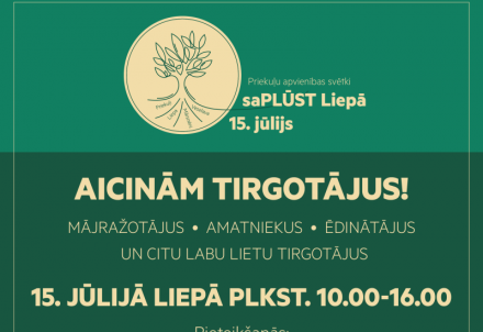 Aicinām pieteikties tirgotājus Priekuļu apvienības svētkos