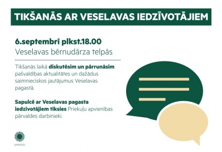 Veselavas pagasta iedzīvotājus aicina uz tikšanos