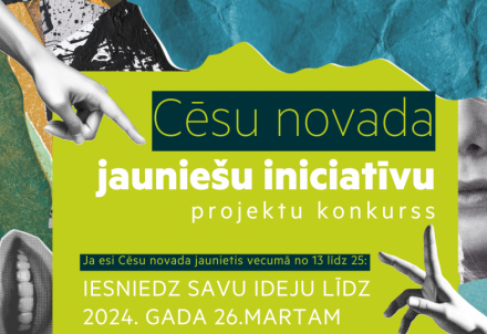 Izsludināts Cēsu novada jauniešu iniciatīvu projektu konkurss