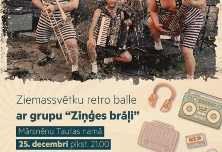 Ziemassvētku retro balle Mārsnēnos